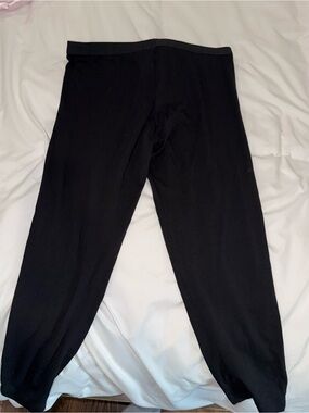 Theory Black Stretch Leggings Cropped